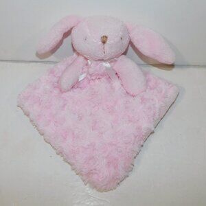 George Pink Bunny Rabbit  Swirl Plush Security blanket Baby Lovey Nunu Soother